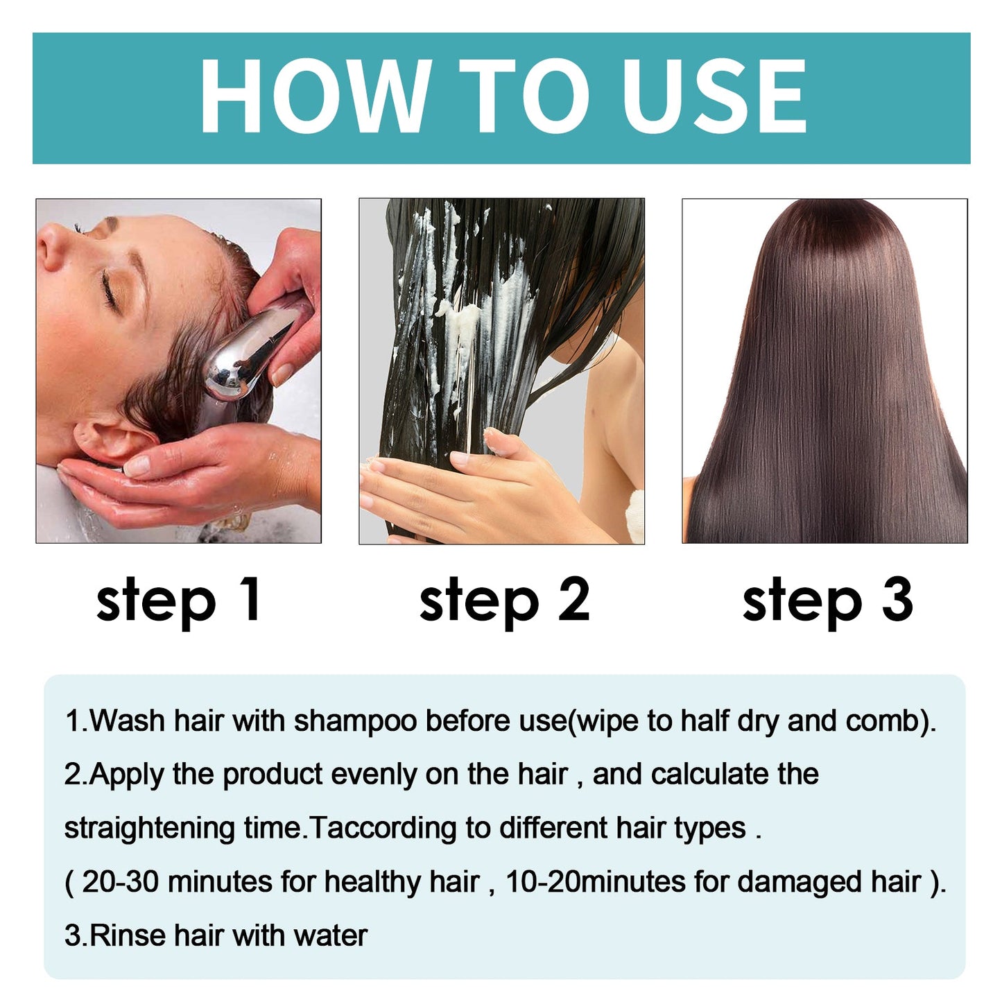 Protein Hair Straightening Cream for Smooth, Strong Hair 