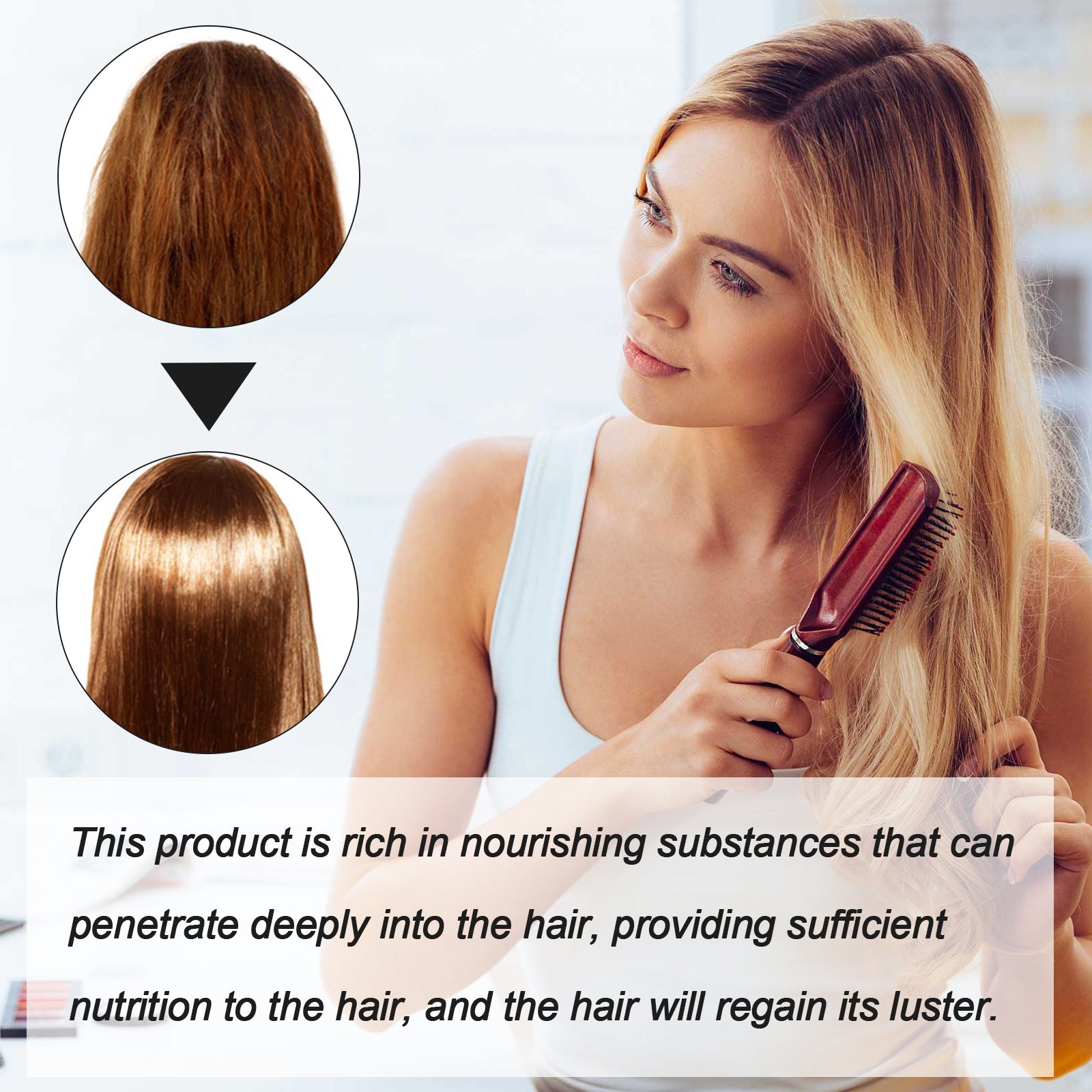 Protein Hair Straightening Cream for Smooth, Strong Hair 
