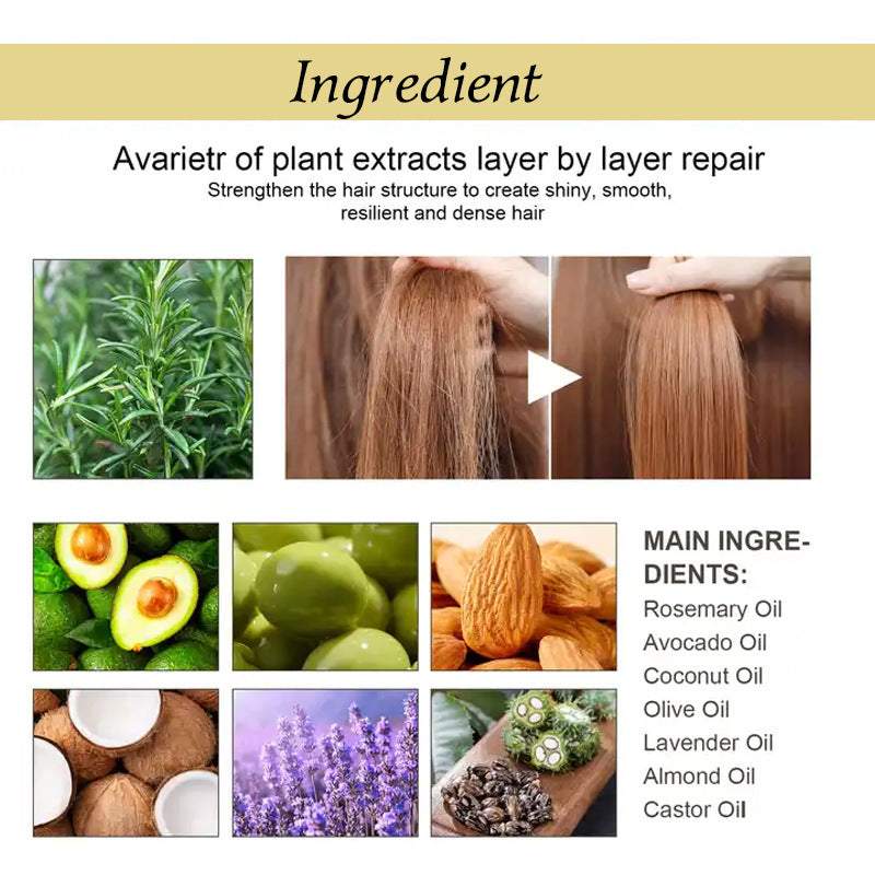 Organic Rosemary Hair Oil – Nourishes Hair & Boosts Growth- Shop now