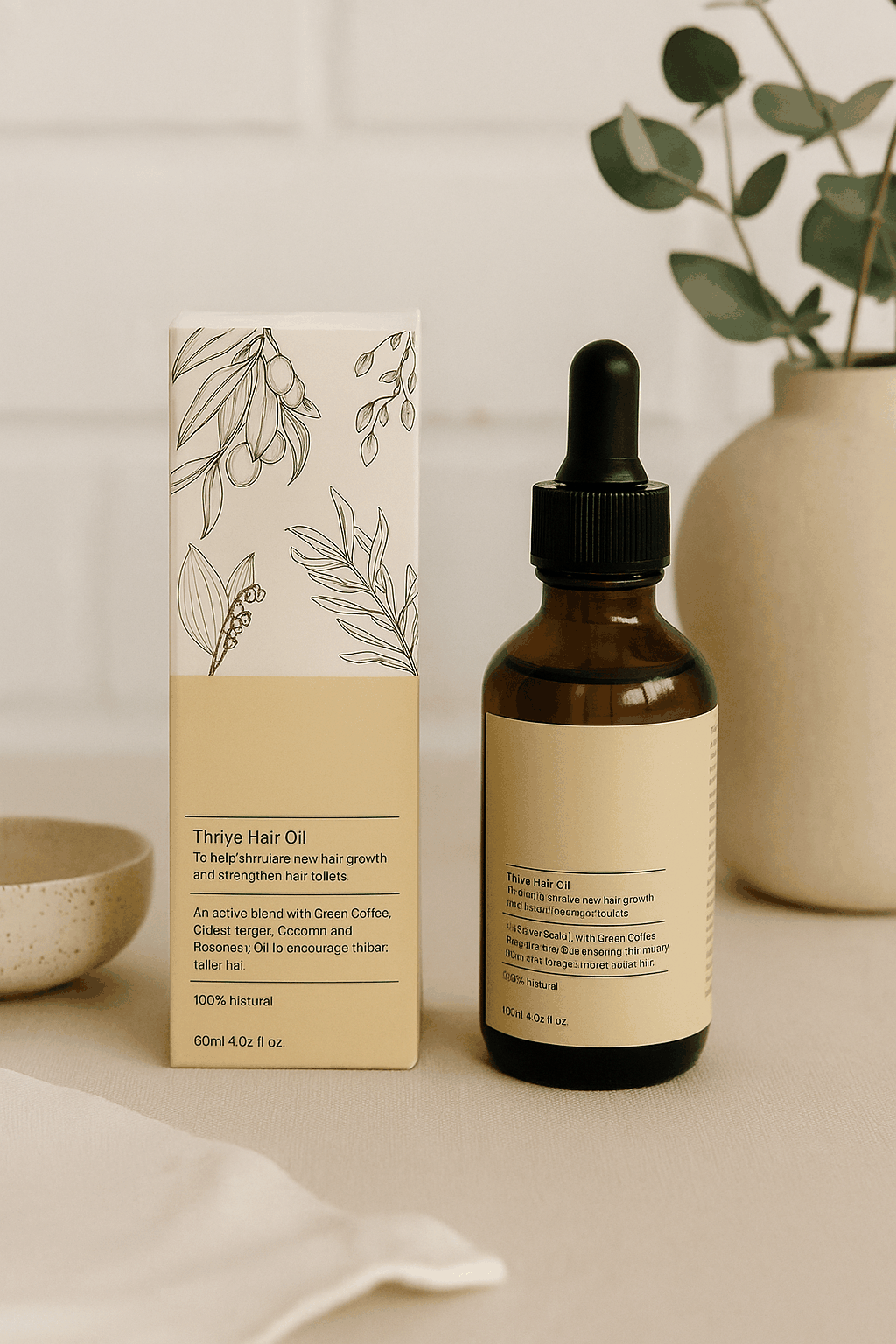 Organic Rosemary Hair Oil – Nourishes Hair & Boosts Growth- Shop now